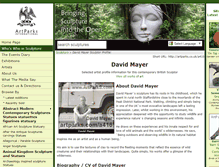 Tablet Screenshot of david-mayer.artparks.co.uk