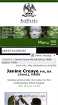 Mobile Screenshot of janine-creaye.artparks.co.uk