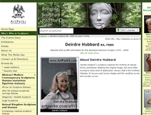 Tablet Screenshot of deirdre-hubbard.artparks.co.uk